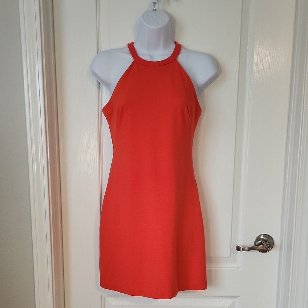 Amanda Uprichard  Coral Bodycon Dress